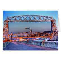 Aerial Lift Bridge from South Pier Cards