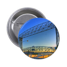 Aerial Lift Bridge Pinback Button