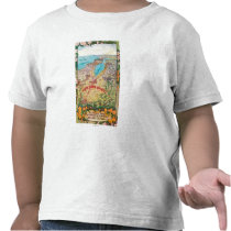 Aerial Map of Santa Clara County Tshirt