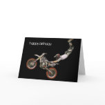 aerial moto-cross #1 greeting card