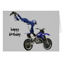 aerial moto-cross #3 card grey