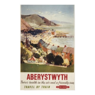 Aerial of Coast British Railways Poster by LanternPress