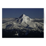Aerial shot of Mt Hood, Oregon Greeting Card
