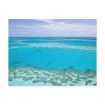 Aerial view of Great Barrier Reef by Post Cards