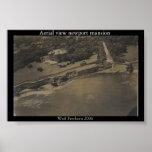 aerial view of newport mansion print