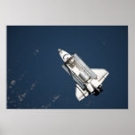Aerial view of Space Shuttle Discovery 2 Poster