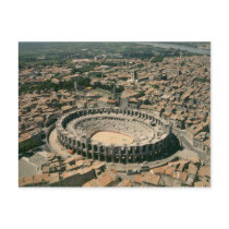 Aerial view of the amphitheatre postcard