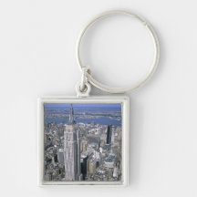 Aerial view of the Empire State Building and Keychains