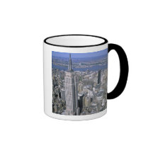 Aerial view of the Empire State Building and Mug