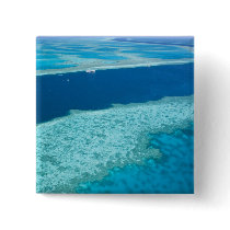 Aerial view of The Great Barrier Reef by the