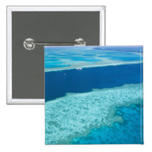 Aerial view of The Great Barrier Reef by the Buttons