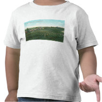 Aerial View of Town, Sonoma County from the Hill Tshirt