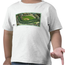 Aerial View of Wrigley Field # 2Chicago, IL Shirts