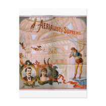 Aerialists Supreme Vintage Theatre Postcards