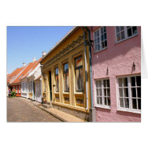 Aero cobblestone street greeting cards