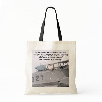 Aero Santa! - Budget Tote Bag by bontondesigns