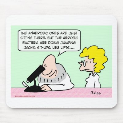 aerobic anaerobic bacteria scientists mouse pad by rexfmay