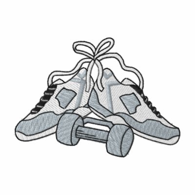 Aerobic Logo Hoody by ZazzleEmbroidery