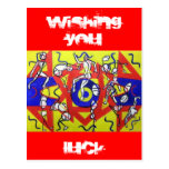 Aerobic Workout Postcards