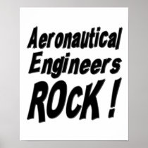 Aeronautical Engineers Rock! Poster Print