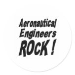 Aeronautical Engineers Rock! Sticker