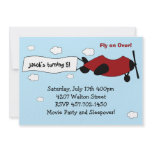 Aeroplane Birthday Party Invitation