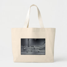Aeroplane "black white" photo picture HDR T-Shirt Bags