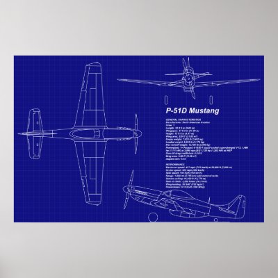 Aeroplane Blueprints | P-51 Mustang by ClassyWings