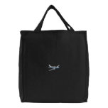 Aeroplane embroidered bags