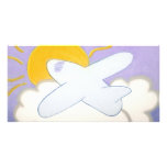 Aeroplane Flying Home photo cards