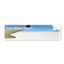 Aeroplane In The Sky Bumper Sticker