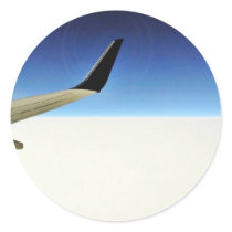 Aeroplane In The Sky Sticker