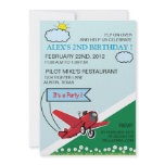 Aeroplane Landing - kids birthday invitation-5