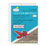 Aeroplane Landing - kids birthday invitation-6