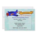 Aeroplane Party Personalised Invite