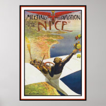 Aeroplane Poster/Print: Meeting d'Aviation
