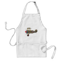 Aeroplane Vintage Biplane Aprons