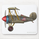 Aeroplane Vintage Biplane Mouse Pad