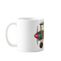 Aeroplane Vintage Biplane Mugs
