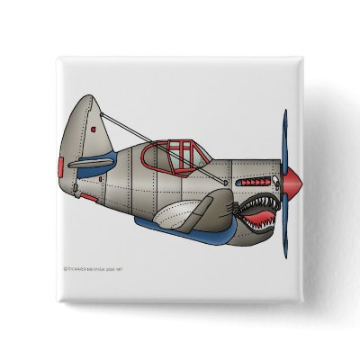 Aeroplane WW2 Fighter Plane Pins by art1st