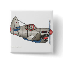 Aeroplane WW2 Fighter Plane Pins
