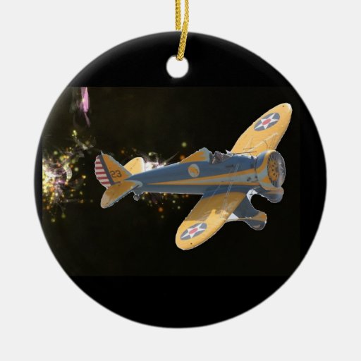 aeroplanes christmas ornament