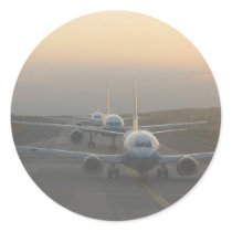 Aeroplanes on a Runway