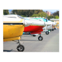 Aeroplanes postcard
