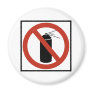 Aerosol Spray Prohibition Highway Sign Fridge Magnet