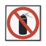 Aerosol Spray Prohibition Highway Sign Magnets