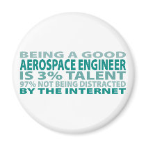 Aerospace Engineer 3% Talent Refrigerator Magnets