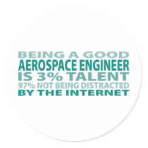 Aerospace Engineer 3% Talent Sticker