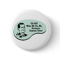 Aerospace Engineer Voice Pinback Button