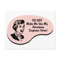 Aerospace Engineer Voice Postcards